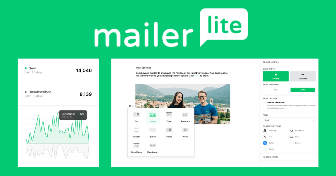 Créez un marketing par e-mail que votre public va adorer - MailerLite